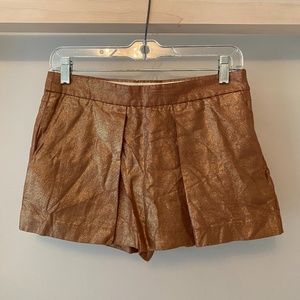 Brilliant Bronze J.Crew Skort